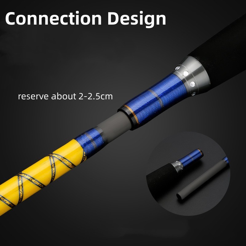 Mavllos Pursure Bass Fishing Rod ,Lure 100-300g Line 30-50lb 1.6m MH ...