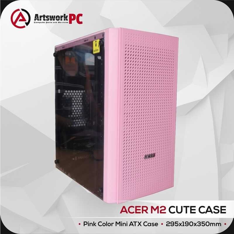 Acer M2 Pink ATX Cute Micro Gaming PC Case | Shopee Philippines