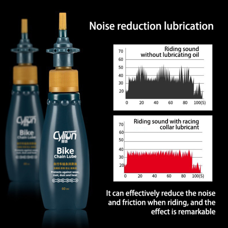 Silicone RutProof MTB Road Bike Chain Cleaning Lubricating Oil Water