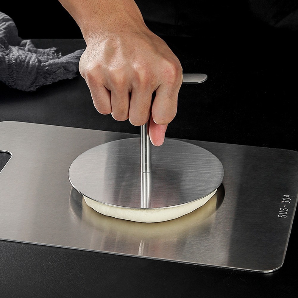 [KMR] Stainless Steel Round Hamburger Press Patty Maker Smash Burger