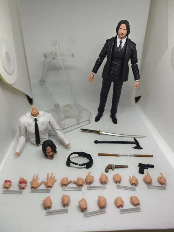 MAFEX John Wick 1/12 John Wick 4 Keanu Reeves Male Articulated Action ...