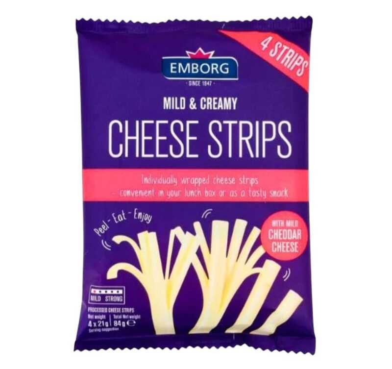 Emborg Mild And Creamy Cheese Strips 84G lyt | Shopee Philippines