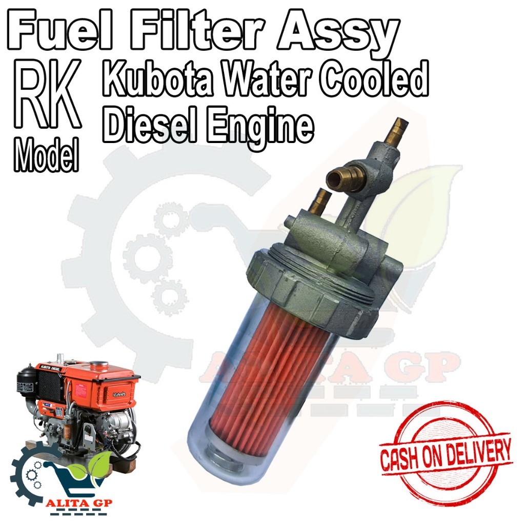 Fuel Filter Assy Kubota RK50 RK60 RK70 RK80 RK105 RK125 Water Cooled ...