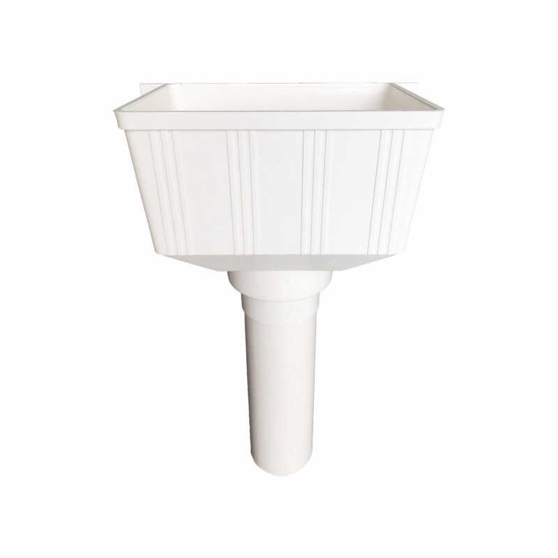 Pipe PVC Drain Fittings Downspout Funnel Water Catcher Rain Funnel 75 ...