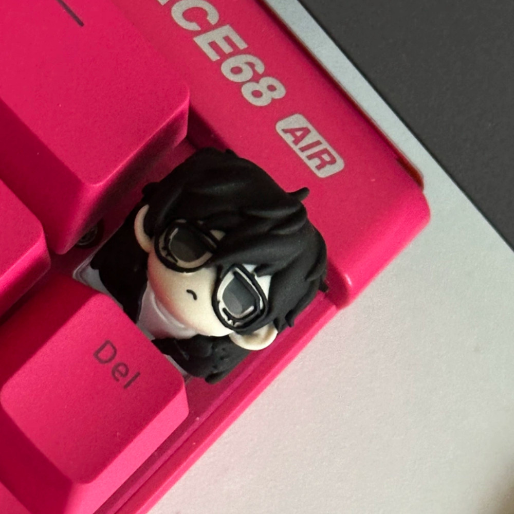 Amamiya Ren Keycaps Cute Cartoon MX Switch 3D Mechanical Resin Keycaps ...