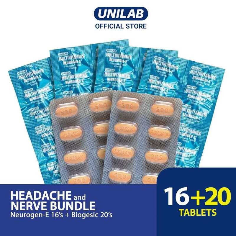 Headache & Nerve Care Bundle: Neurogen-E 16S + Biogesic 20S Dgyr 18c ...