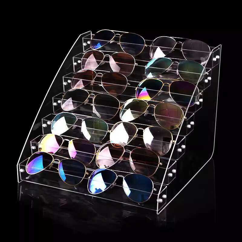 Transparent Acrylic Glasses Rack Eyewear Props Sunglasses Window ...