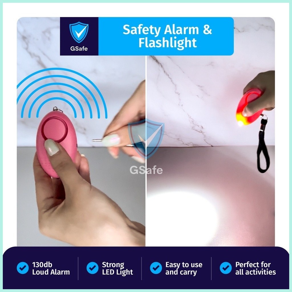 GSafe 13-in-1 Safety Keychain Set Gift for Women with Alarm Safety ...