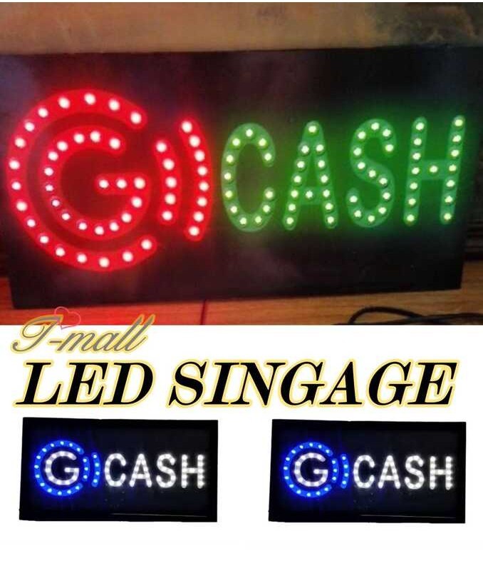 Customized LED Signage G Cash makapal RANDOM kulay A | Shopee Philippines