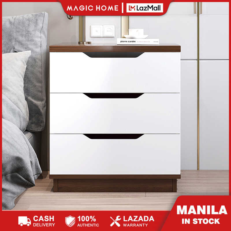 Magic Home Wooden Bedside Table For Bedroom Nordic Mordern Design With ...