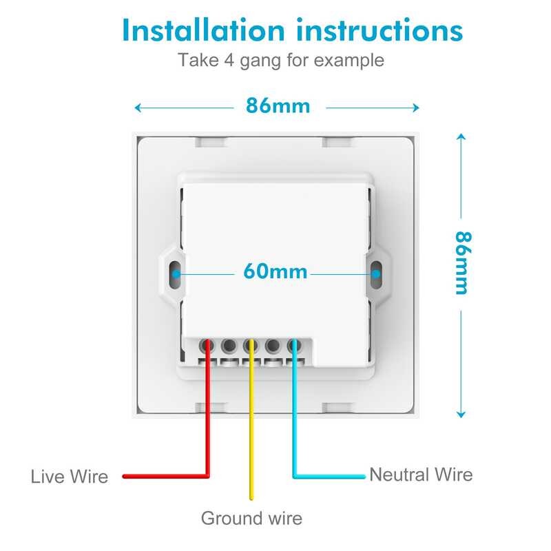 Tuya Wifi Shawader Smart Israel Wall Socket EU Power Plug Outlet USB ...