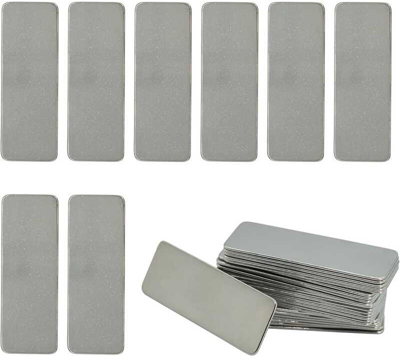 Stainless StayMax 304 Steel Engraving Blank Tags Rectangle Stamping ...