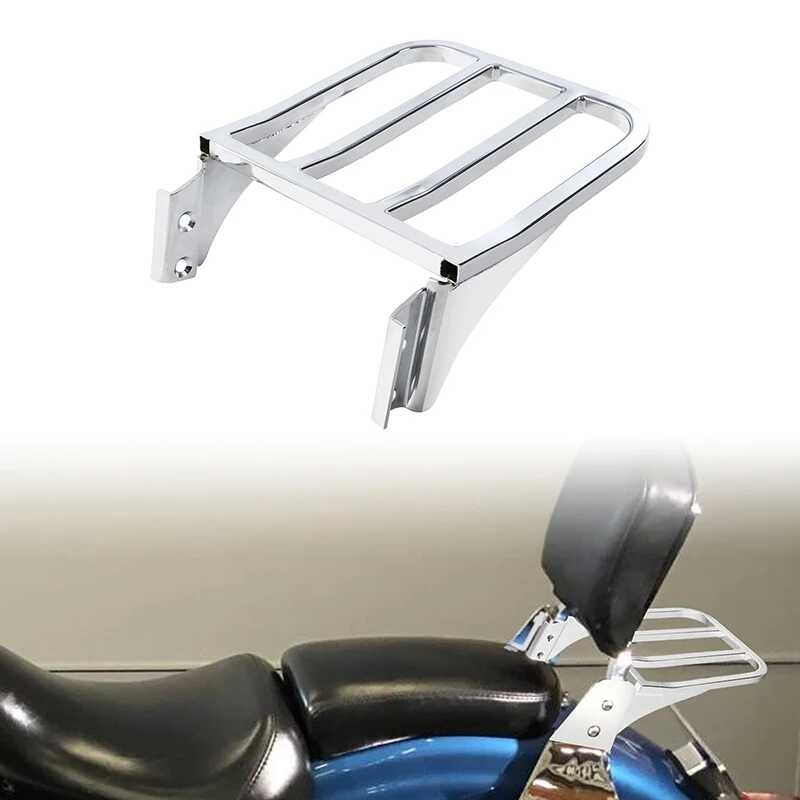 Motorcycle Sissy Bar Backrest Rear Lage Rack For Harley Heritage ...