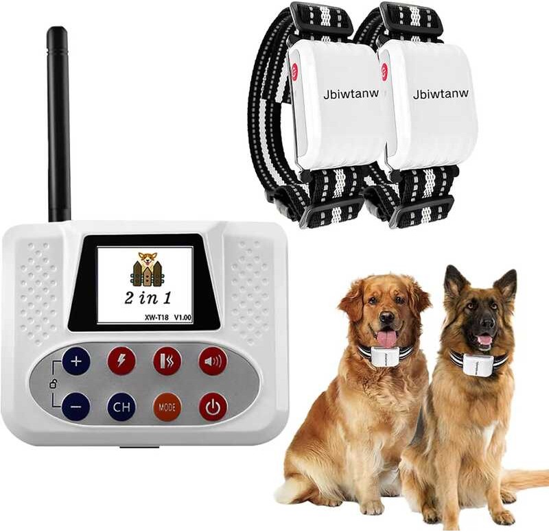 Fence, in 1 System with Training Remote, IP67 Waterproof, 2024 Electric Dog Wireless Fence and