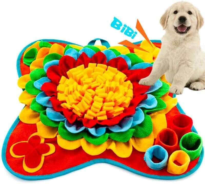 KMP wer Shaped Snuffle Mat, Thin Slow Feeding Pad, Interactive Dog