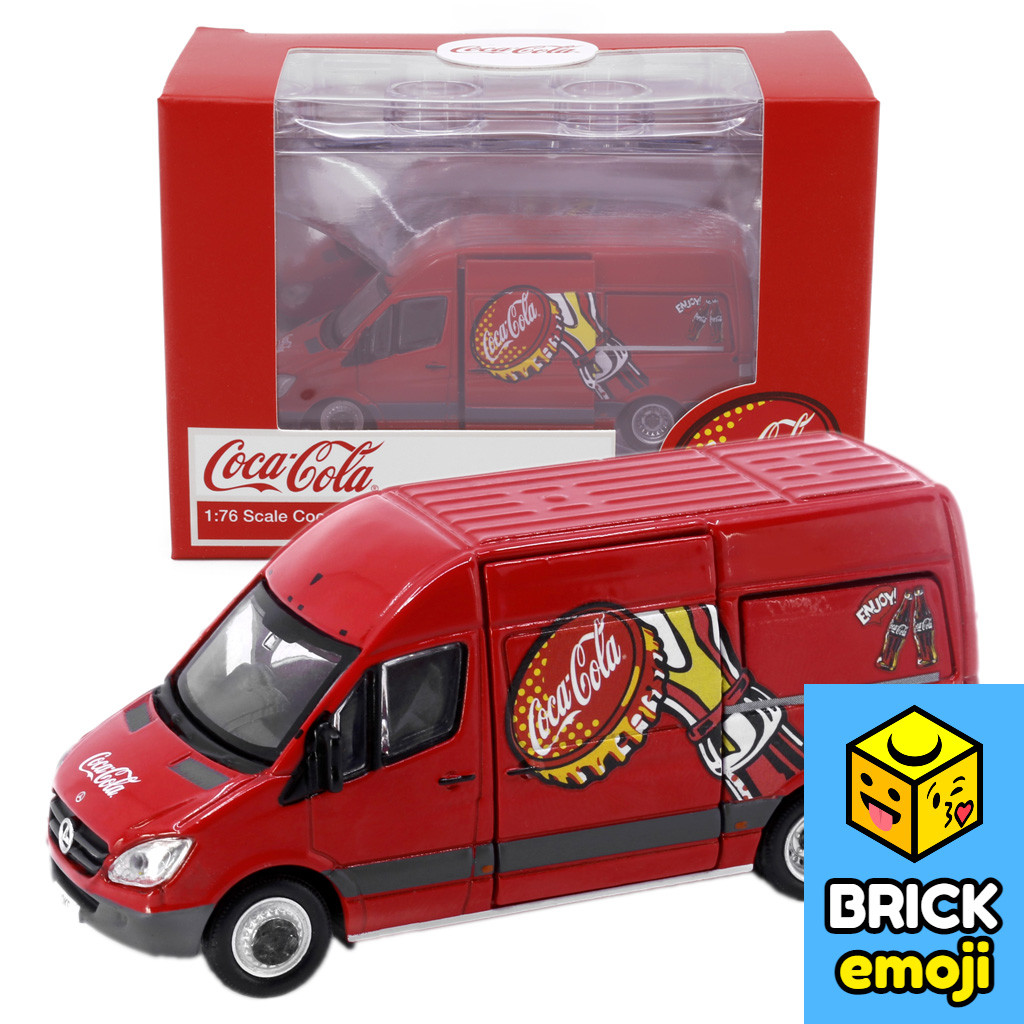 Voiture Miniature Tiny Mercedes-Benz Sprinter Coca-Cola – Moulée Sous Pression, Neuf, Collection