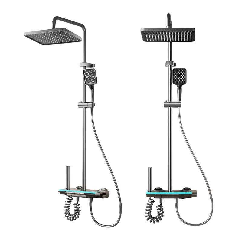 Smart Digital Supercharged Display Ambient Light Shower Set Piano Key ...