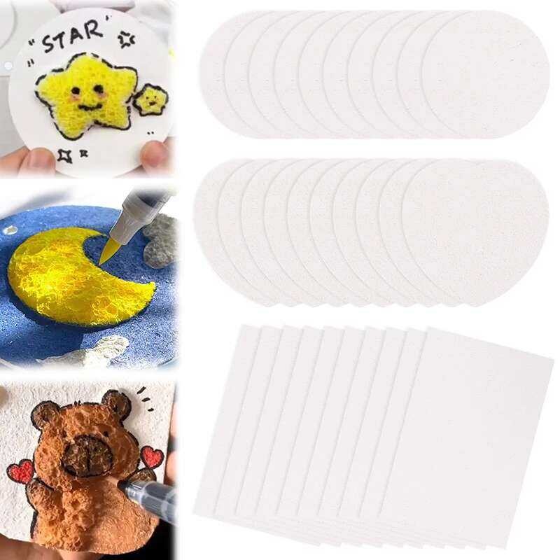3D 26/36Pcs Drawing Magic Canvas Sponge With Water Brush DIY Art Foam ...