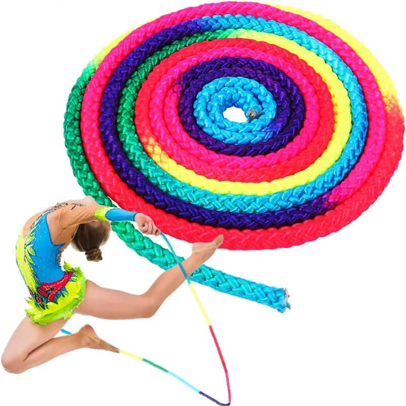 Arts Jumping Exercise Fiess Rainbow Color Sports Training Rhythmic ...