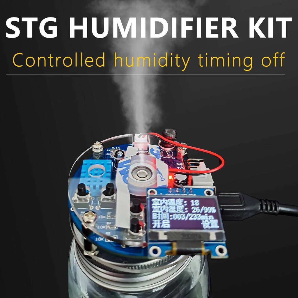 USB DIY Kit with STC Microcontroller - Mist Maker for Electronic ...