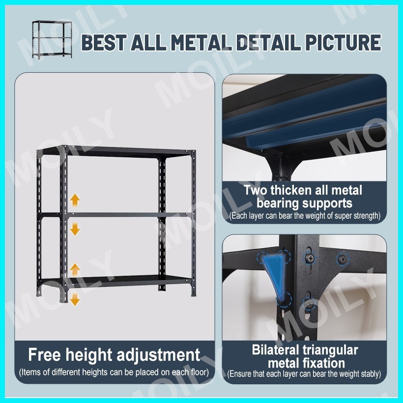 Kitchen Rack 3 Layer All Metal Rack lAYER storage shelves Organizer ...