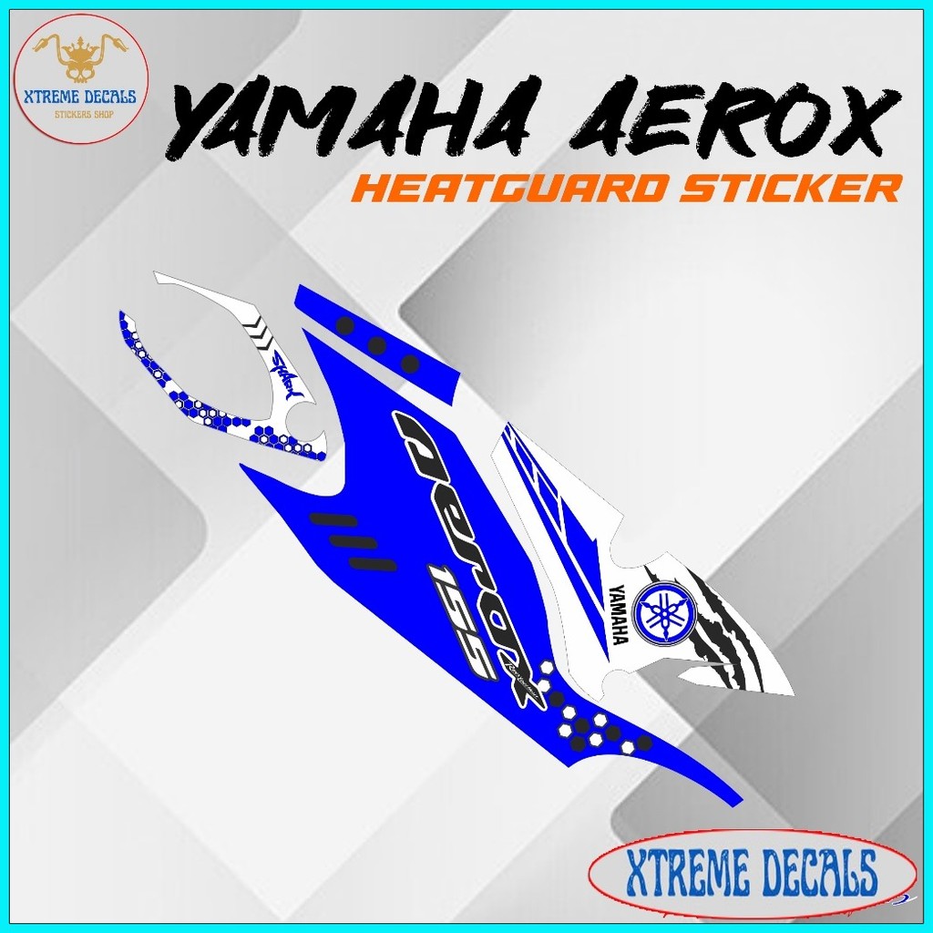 Aerox v2 Heatguard Sticker Only | Shopee Philippines