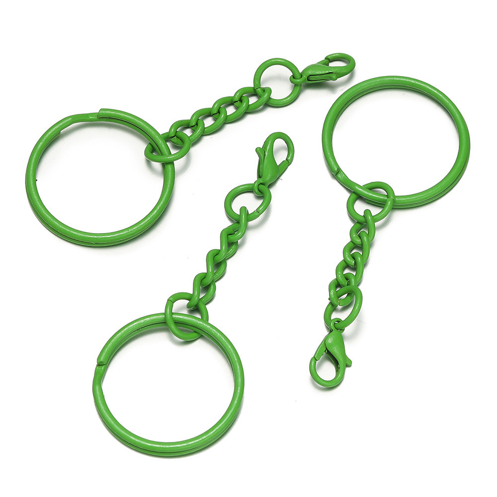 St. kunkka 5pcs/10pcs Iron Color Paint Keychain Lobster Clasp with Key ...