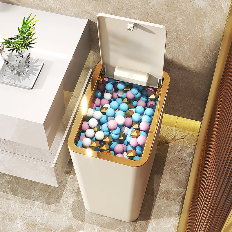 Bathroom Trash Can Garbage Bin With Lid Toilet Trashcan Toilet Garbage