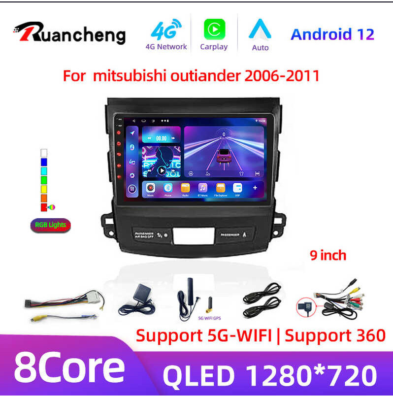 8Core 2 Din Android 12 Car Radio Multimedia Player For Mitsubishi ...