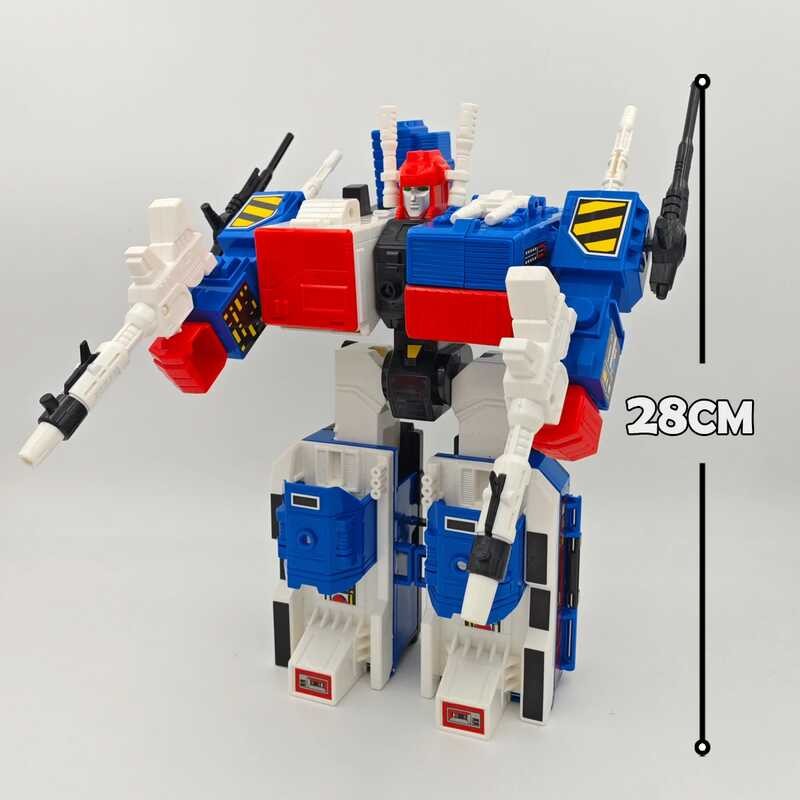Transformation ∮ Metrotitan G1 3 Change Base Metroplex Fighters Blue KO ...