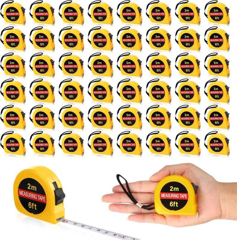 small Coppim 50 size tape measure expandable bulk 6 feet 2 meters mini