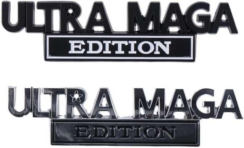 2Pcs Ultra BYOBYO MAGA Edition Emblems, 3D Letter Decal Metal Sticker ...