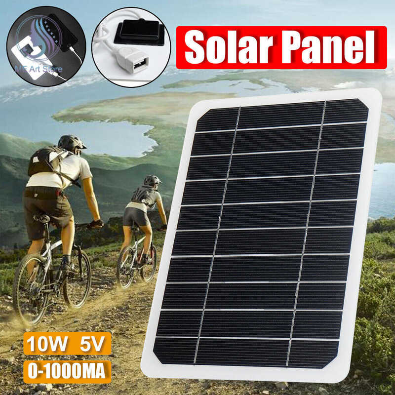 10W Portable Solar Panel DIY 5V Battery Cell Solar Charger Module ...