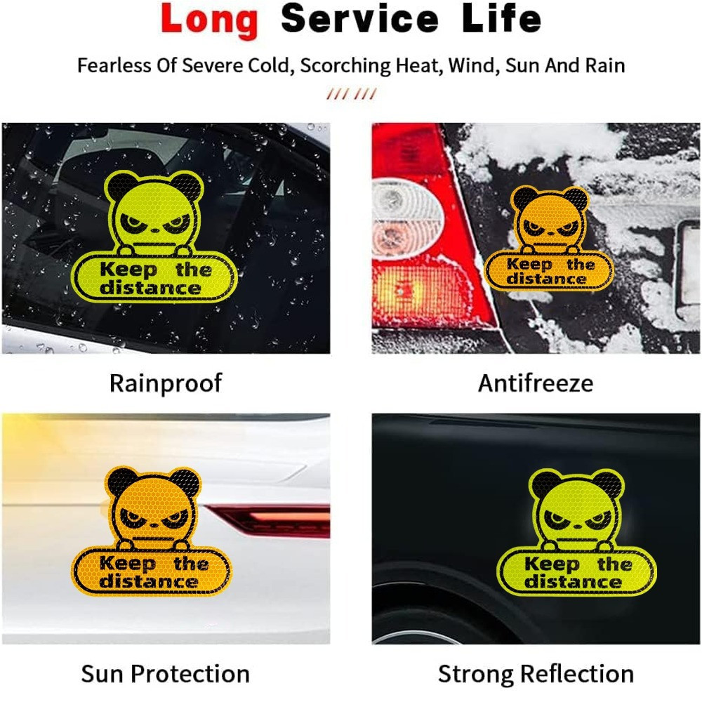 Reflective Diamond Stickers Keep Distance Tape Conspicuity Safety ...