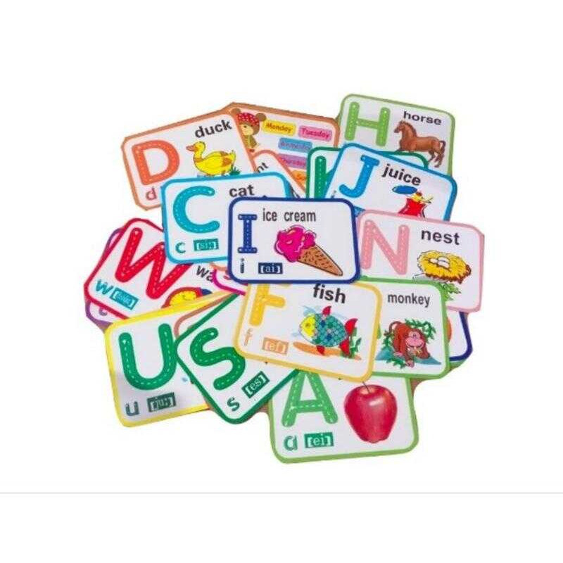 Educational Learning Flash Cards Alphabet Letters And Numbers For Kids ...
