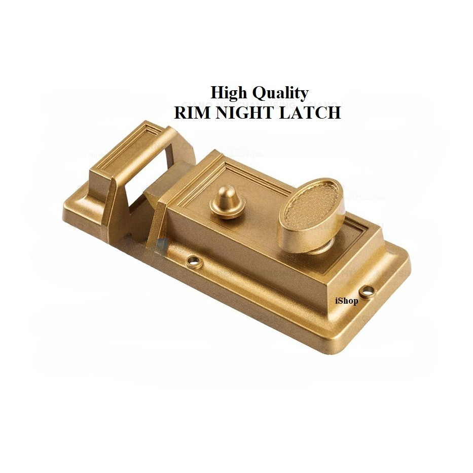 Night Latch / Gate Lock / Rim Lock (deadlock) Gold | Shopee Philippines
