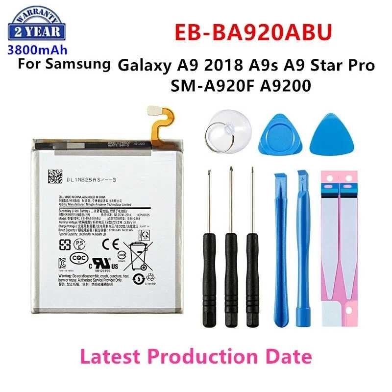 Brand New Eb-Ba920abu 3800Mah Battery For Samsung Galaxy 2018 A9s A9 ...