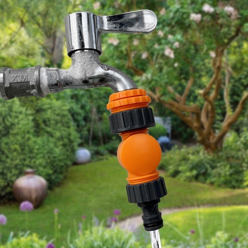 Garden Watering Faucet Connector - 180° Rotatable Thread Water Tap ...