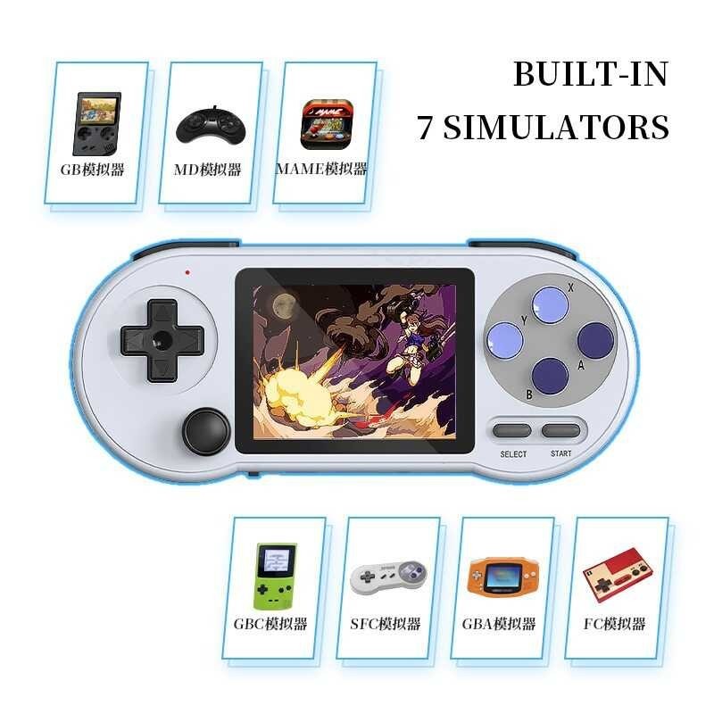 2025 Bagong SF2000 Nostalgic GBA Arcade Joystick Handheld Game Console ...