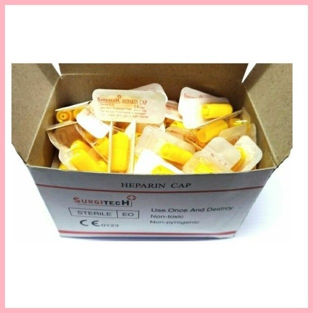 Heparin Cap / Heplock (box of 100's) | Shopee Philippines