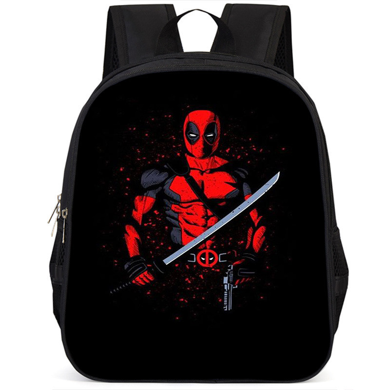 Stylish Inch 15 Deadpool Kids School Backpack With Design Capacity ...