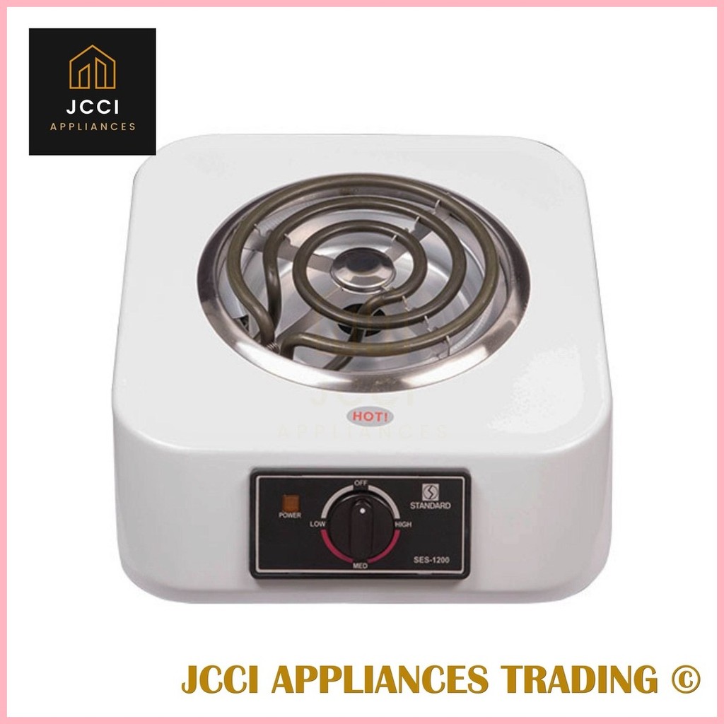 ♣ Standard Electric Stove Pure White (SES1200) Shopee Philippines