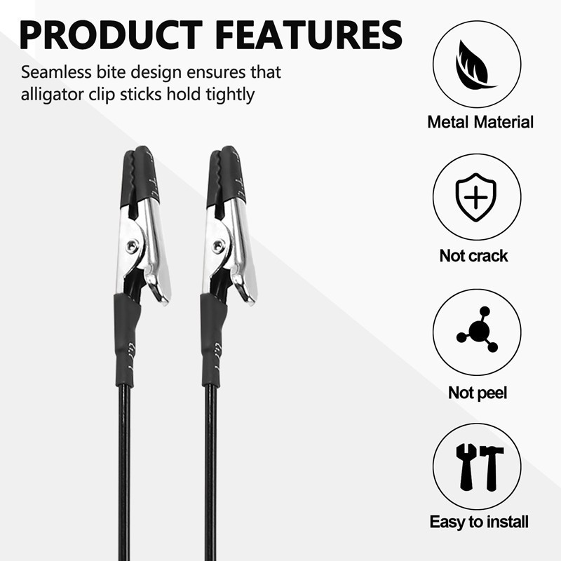 40PCS Alligator Clip Stick Set Model Painting Alligator Clip With