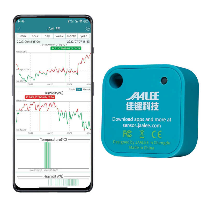 JHT Temperature/Humidity/Dewpoint/Vpd Sensor Thermometer/Hygrometer ...