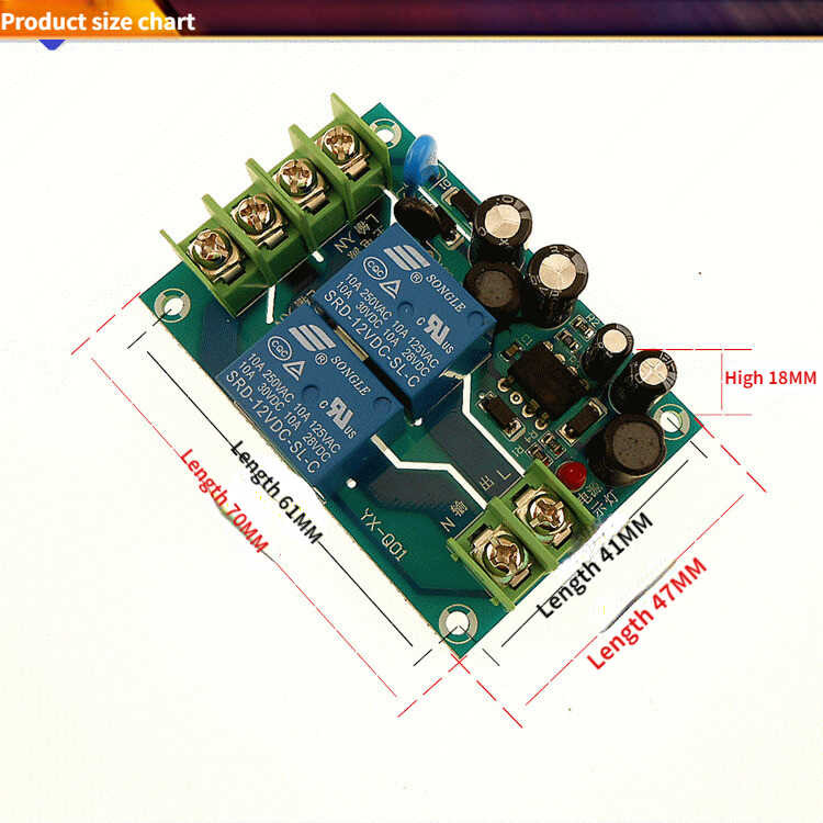 220V Automatic Twoway Switcher 10A Dual Power Supply Twoin Oneout