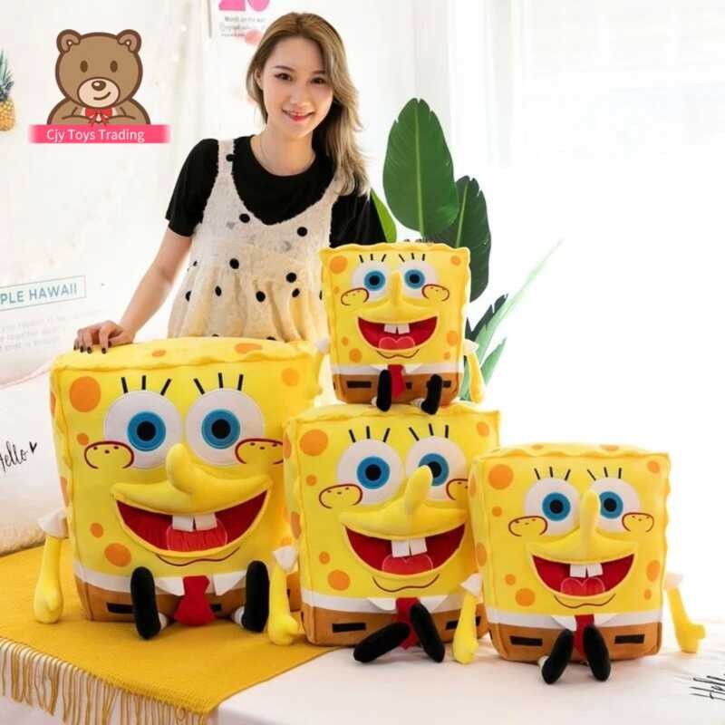 Artoon Ute Spongebob Plush Toy Birthday Gift Doll Comfortable Bedside ...