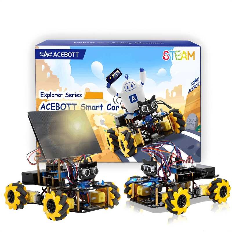 Azibot Outdoor Solar Tracker Robot Esp32 Kit App Control Arduino ...