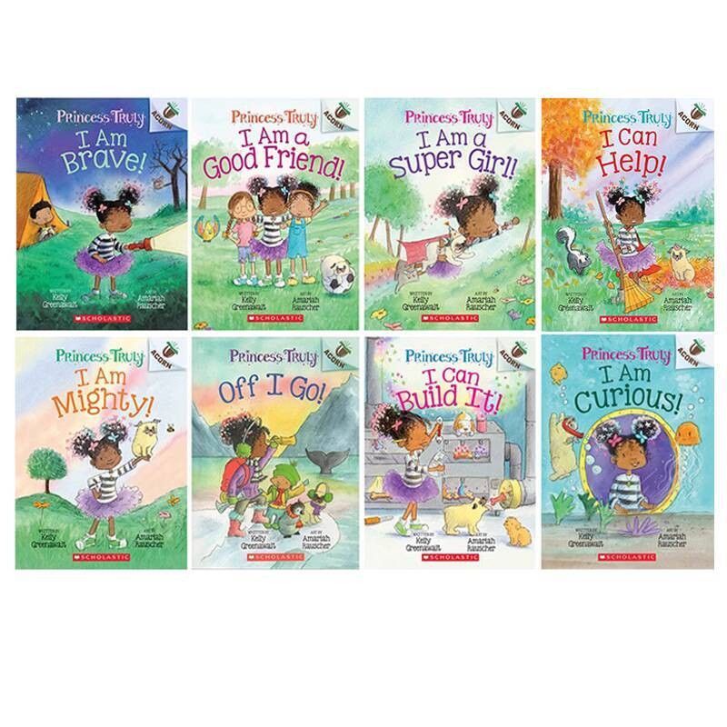 Princess Truly Real Princess 8 Books English Original Scholastic Acorn ...