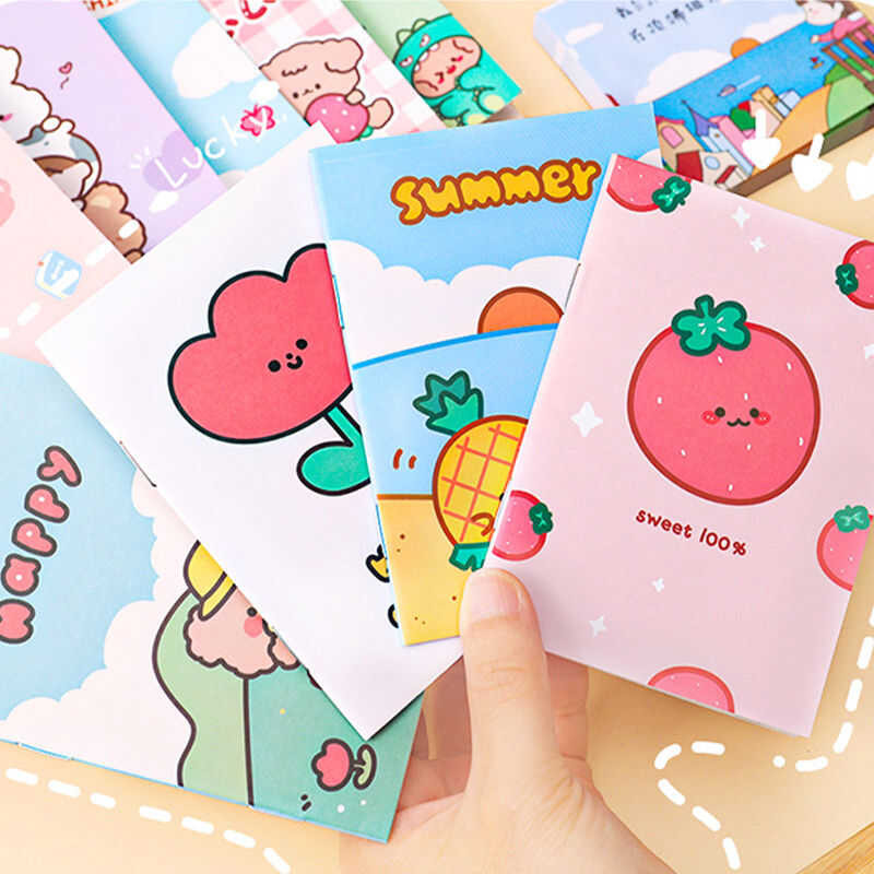 Mini Note Book Cute Pocket Notebook Small Notebook Cartoon Note Prize ...