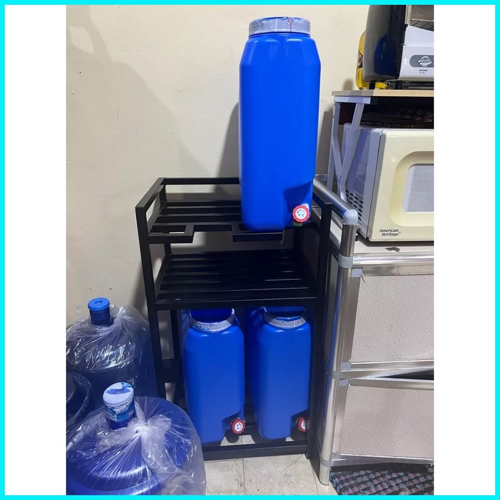 MAXCOOK 2/3 Layers Water Container Rack Thicken Water Gallon Rack Stand ...